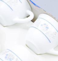 Spanyol tejüveg kávéscsésze szett