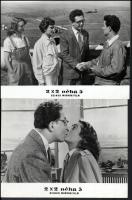 cca 1989 előtt készült, "2x2 néha 5" című magyar film jelenetei és szereplői, 13 db vintag...