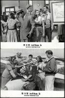 cca 1989 előtt készült, "2x2 néha 5" című magyar film jelenetei és szereplői, 13 db vintag...