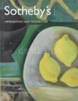 Sotheby's modern és impresszionista művészeti árverésének katalógusa, 2007. Angol nyelven. 328 p. Kiadói papírkötés, számos színes képpel, többek közt Kádár Béla, Etienne Beöthy (Beöthy István) műveivel illusztrált.