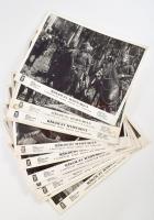 cca 1979 előtt készült, "Rákóczi hadnagya" című magyar film jelenetei és szereplői, 13 db ...