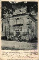 1905 Gyulafehérvár, Alba Iulia; templom bejárat / Seitenportal. Schäser Ferenc kiadása / church entrance (b)