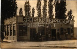 1949 Budapest IX. Gémesi "Zsilip" Csárdája, Kiskőrösi borok és Dreher sörök. Kikötő főút 3493/3. photo