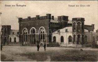 1916 Sadhora, Sadagóra, Sadigura (Bukovina, Bucovina, Bukowina); Tempel des Grossrabi. Verlag Moritz Gottlieb (Czernowitz) / synagogue (r)