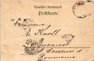 1899 (Vorläufer) Celle, Rathaus, Infanterie-Kaserne / town hall, German military infantry barracks. ...