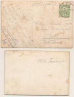 Temesvár, Timisoara; - 1 db régi fotó és 1 db régi fotó képeslap / 1 pre-1945 photo and 1 pre-1945 p...