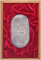 1978. "Labdarúgó VB Argentina" peremén jelzett, stadion formájú Ag plakett, tanúsítvánnyal...