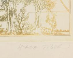 Zala Tibor (1920-2004): Ezeregyéjszaka II. Színes rézkarc, papír, jelzett, számozott (16/100). Lap s...