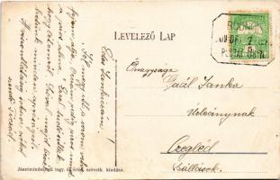 1909 Jászómindszent, Poproc (Kassa, Kosice); M. kir. állami óvoda / kindergarten (EK)