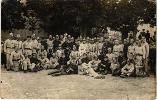 1925 Pelsőc, Plesivec; tűzoltók csoportképe / firefigters group photo (EK)