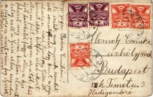 1925 Pelsőc, Plesivec; tűzoltók csoportképe / firefigters group photo (EK)