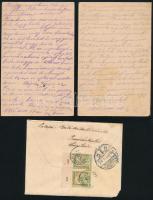 1915 2 db tábori posta levelezőlap, "K. u. k. Infanterieregiment Freiherr von Fehérváry No. 46....