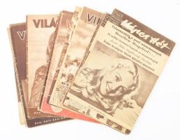 1947-1948 17 db képes magazin: Képes hét, Dolgozók világlapja