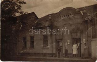 1927 Ószentanna, Komlós, Ókomlós, Comlaus (Újszentanna, Santana); Gyógyszertár / Farmacie / pharmacy. photo (kopott sarkak / worn corners)