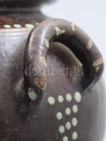 Kisfazék. Baranya, 19. sz. vége, kopással, m: 12,5 cm