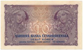 Csehszlovákia 1927. 10K T:VF Czechoslovakia 1927. 10 Korun C:VF Krause P#20