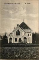 Stubnyafürdő, Túróchévíz, Stubnianske Teplice, Turcianske Teplice; Izraelita imaház, zsinagóga. Hegedűs J. fényképész kiadása / synagogue