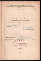 1956 Munkanapló a mezőgazdasági üzemi gyakorlatokhoz. Összeáll.: Oroszi András. Mezőgazdasági Gépész...