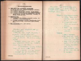 1956 Munkanapló a mezőgazdasági üzemi gyakorlatokhoz. Összeáll.: Oroszi András. Mezőgazdasági Gépész...