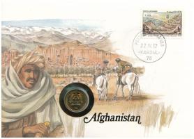Afganisztán 1980. 50p felbélyegzett borítékban, bélyegzéssel, német nyelvű tájékoztatóval T:UNC Afghanistan 1980. 50 Pul in envelope with stamp and cancellation, with German description C:UNC