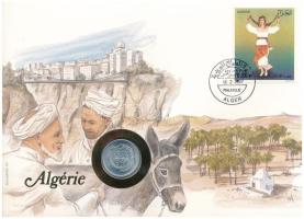 Algéria 1977. 5c Al "FAO" felbélyegzett borítékban, bélyegzéssel, német nyelvű leírással T:UNC Algeria 1977. 5 Centimes Al "FAO" in envelope with stamp and cancellation, with German description C:UNC