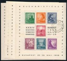 1938 5 db Eucharisztikus blokk (45.000)