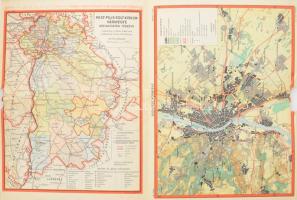 1934 Kogutowicz Károly: Térkép Budapest székesfővárosi elemi iskolák III. osztálya számára, Bp., M. ...