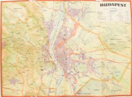 1934 Kogutowicz Károly: Térkép Budapest székesfővárosi elemi iskolák III. osztálya számára, Bp., M. ...