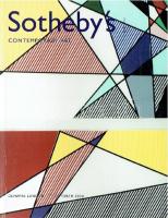 Sotheby's kortárs művészeti árverésének katalógusa, 2004. Angol nyelven. 263 p. Kiadói papírkötés, számos színes képpel, többek közt Victor Vasarely műveivel illusztrált.