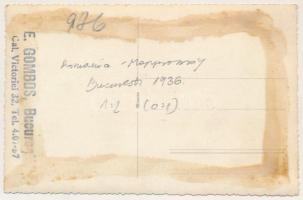 1936 Bucharest, Bukarest, Bucuresti, Bucuresci; Románia - Magyarország 1:2 labdarúgó mérkőzés, foci ...