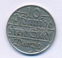 Danzig 1923. 10pf Cu-Ni T:XF Danzig 1923. 10 Pfennig Cu-Ni C:XF