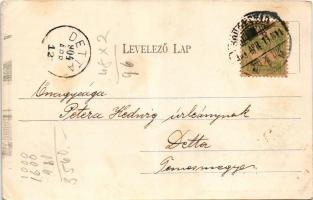 1904 Kolozsvár, Cluj; M. kir. honvéd laktanya, katonák. Schuster Emil kiadása / K.u.K. military barr...