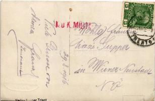 1916 Astiro-Tal. Mittagrast bei der Gebirgsbäckerei / WWI Austro-Hungarian K.u.K. military, soldiers...