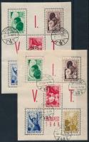 1949 2 db VIT (I.) blokk (16.000)