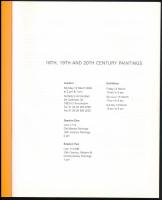 Sotheby's XVIII., XIX. és XX. sz. festményárverésének katalógusa, 2004. Angol nyelven. 70+XXII ...