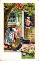 Bensdorp's reiner Holländ. Cacao / holland kakaó reklám / Dutch cocoa advertisement, litho (EK)