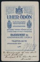 1915 Pataky Arnold (1882-1950) római katolikus pap, teológus, egyetemi tanár, egyházi író DEDIKÁLT f...