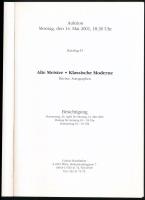 Galerie Hassfurther 31. áverési katalógusa, 2001. Német nyelven. 127 p. Kiadói papírkötés, számos sz...