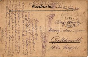 1917 M. kir. 39. honvéd tarackos ezred csoportkép / WWI K.u.K. military, group picture. photo + &quo...