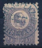 1871 Réznyomat 25kr kék "PÉNZ-UTALVÁNY / TEMESVÁR" (Gudlin 150 p) (10.000)