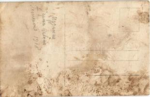 1918 Temesvár, Timisoara; japán katona portréja / Japanese soldier. photo (lyuk / pinhole)