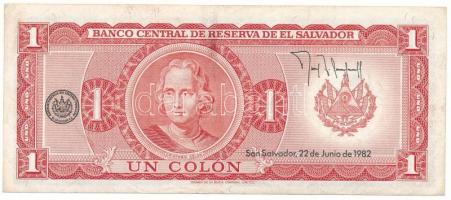 El Salvador 1982. 1C T:F, szép papír El Salvador 1982. 1 Colon C:F, fine paper Krause P#133A