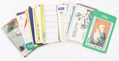 51 db vegyes kártyanaptár