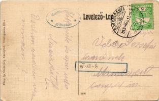 1913 Boksánbánya, Románbogsán, Németbogsán, Deutsch-Bogsan, Bocsa Montana; Járásbíróság. Fénykép Sza...