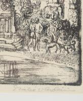 Szabó Vladimir (1905-1991): Budapest 100 éves. Rézkarc, papír, jelzett, művészpéldány VII/XV EA szám...