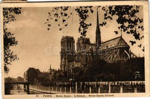 1937 Paris, Notre Dame, L'Abside (fa)