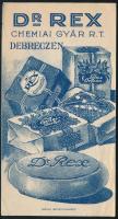 Dr. Rex Chemia Gyár Rt. Debrecen számolócédula
