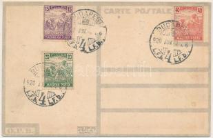 1920 Nem! Nem! Soha! Országos Propaganda Bizottság kiadása / "Non! Non! Jamais!" Hungarian...