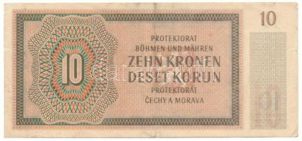 Német Harmadik Birodalom / Cseh-Morva Protektorátus 1942. 10K T:F German Third Empire / Protectorate...