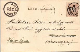 1899 (Vorläufer) Salgótarján, Acélgyár. Friedler Armin kiadása (EK)